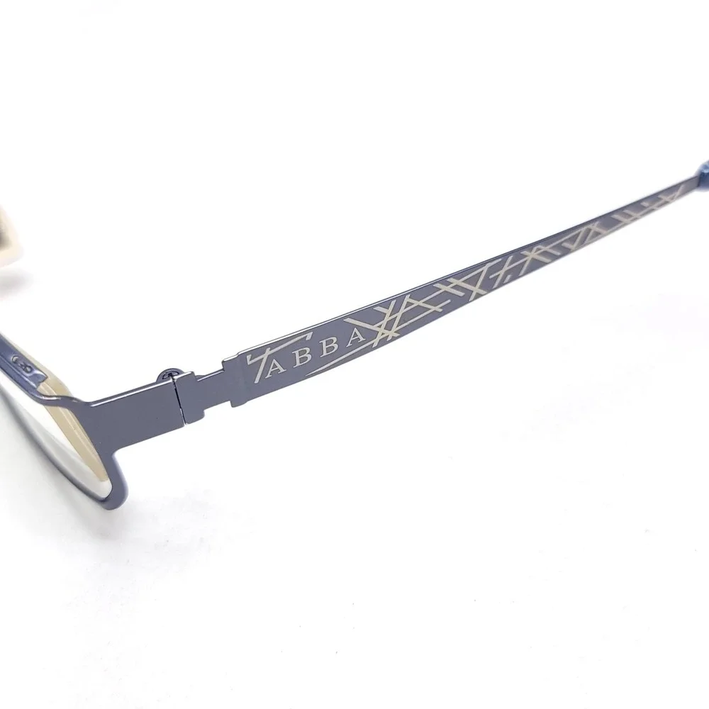 ABBA Eyeglass Frames ONLY AB‎ 8031 C36 52/18/138 Silver Blue